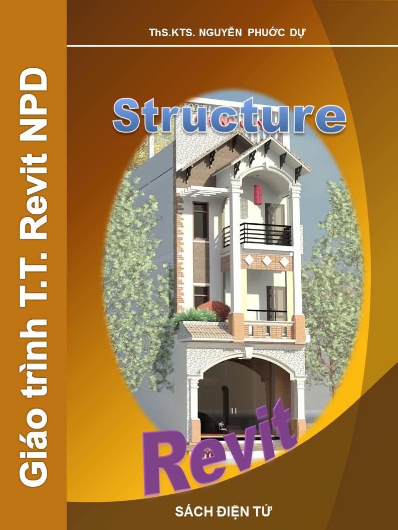 Bìa sách Giáo trình học Revit kết cấu bê tông