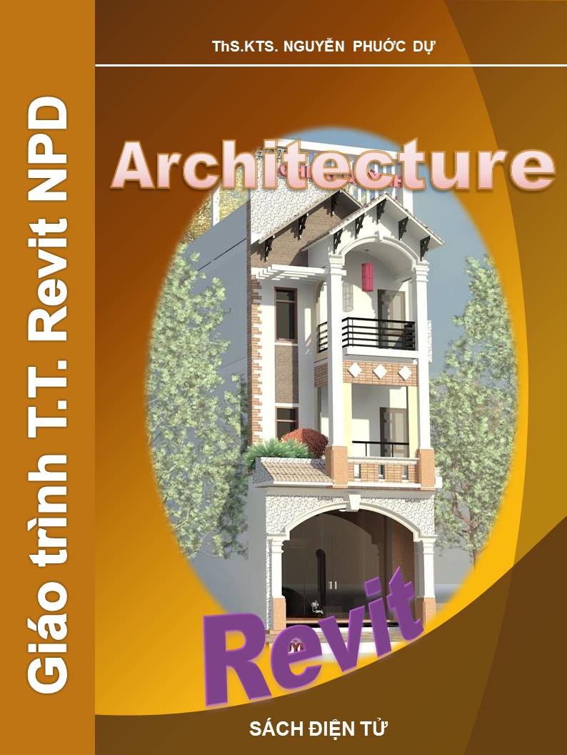 Bìa sách Giáo trình học Revit kiến trúc
