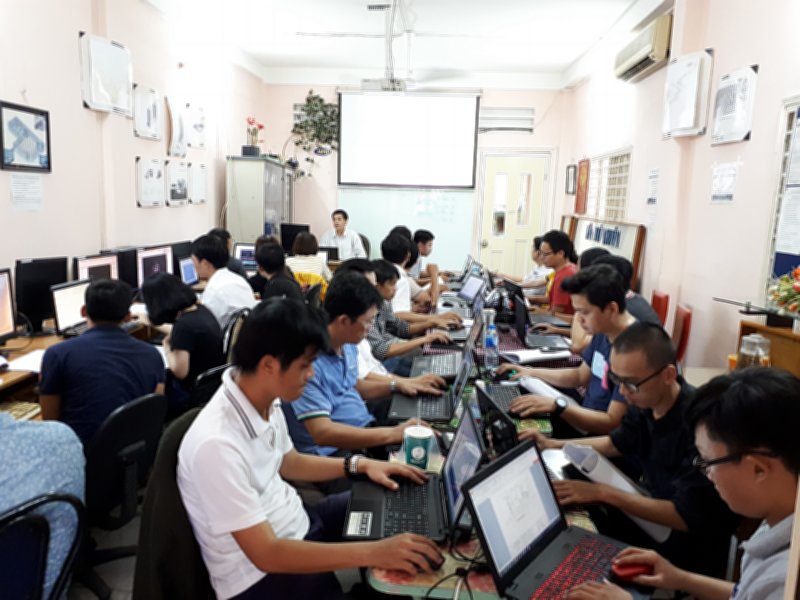Lớp học Revit tại trung tâm tháng 10-2018