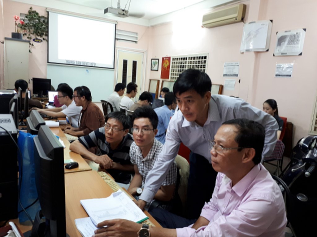 Lớp học Revit tại trung tâm tháng 8-2018