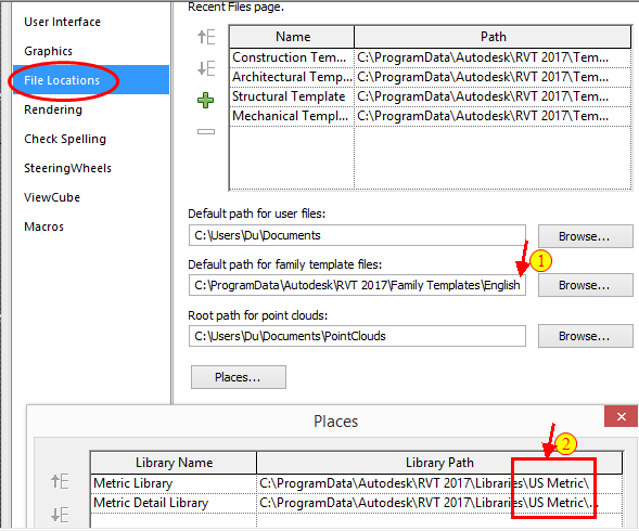 Lưu ý khi cài đặt Revit